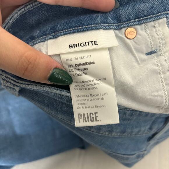 Paige Brigitte Jeans Ratatouille Destructed Size 26 - Picture 7 of 8